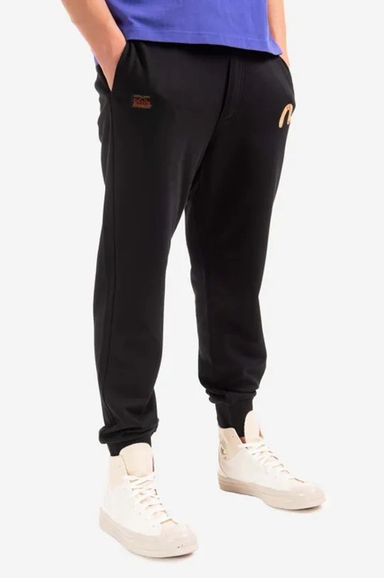 Evisu cotton joggers