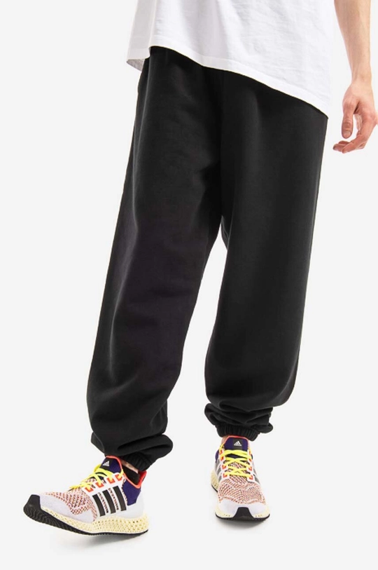 black Aries cotton joggers Premium Temple Men’s