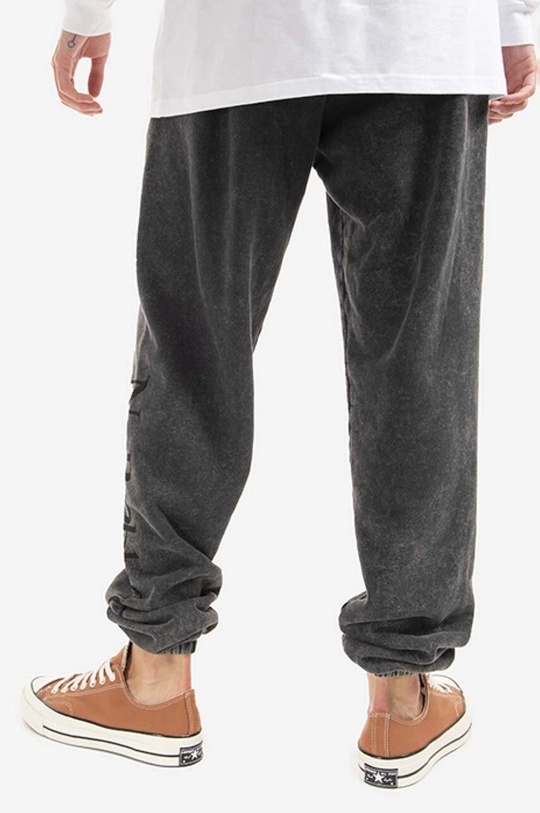 black Aries cotton joggers No Problemo