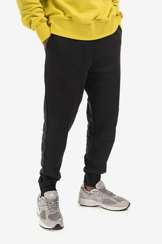 чёрный Хлопковые спортивные штаны A-COLD-WALL* Essential Sweatpants Мужской