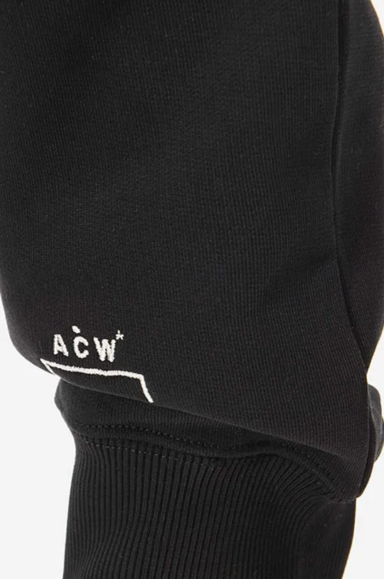 negru A-COLD-WALL* pantaloni de trening din bumbac Essential Sweatpants
