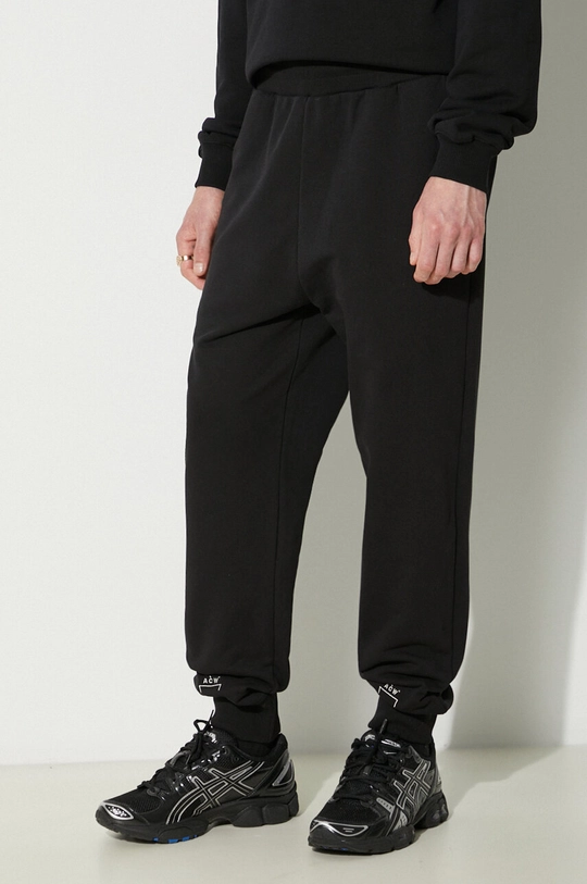 A-COLD-WALL* cotton joggers Essential Sweatpants black ACWMB147.