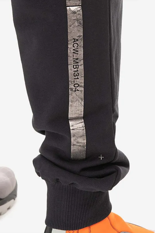 Βαμβακερό παντελόνι A-COLD-WALL* Foil Grid Sweatpants Ανδρικά