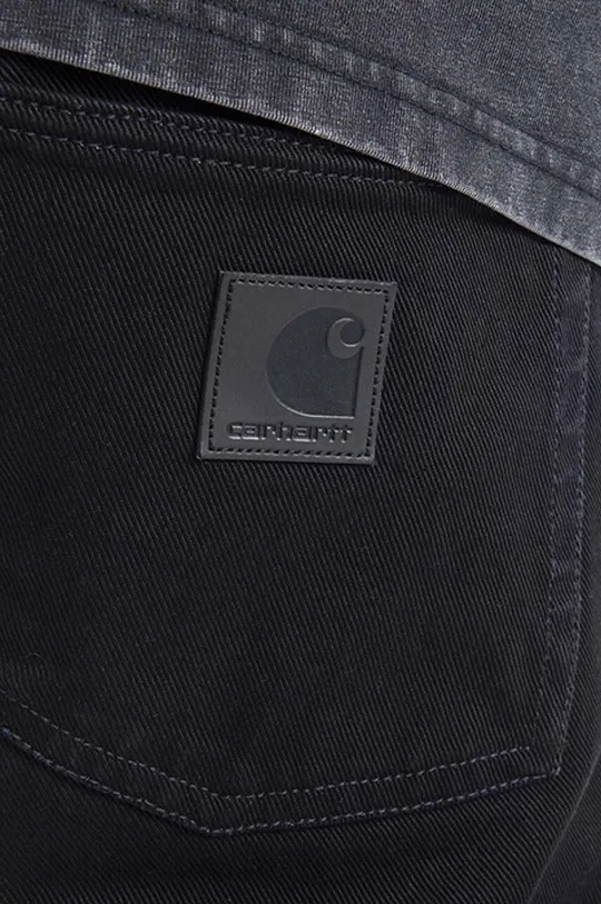 czarny Carhartt WIP jeansy Klondike Pant
