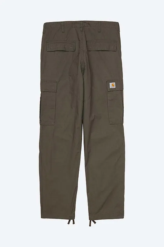 verde Carhartt WIP pantaloni de bumbac Regular Cargo Pant
