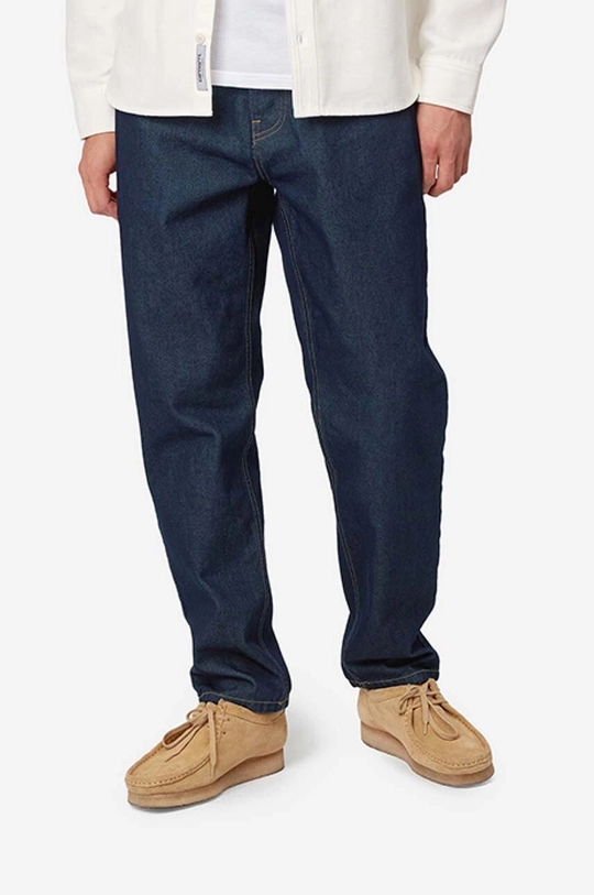 modrá Džíny Carhartt WIP Newel Pant Pánský