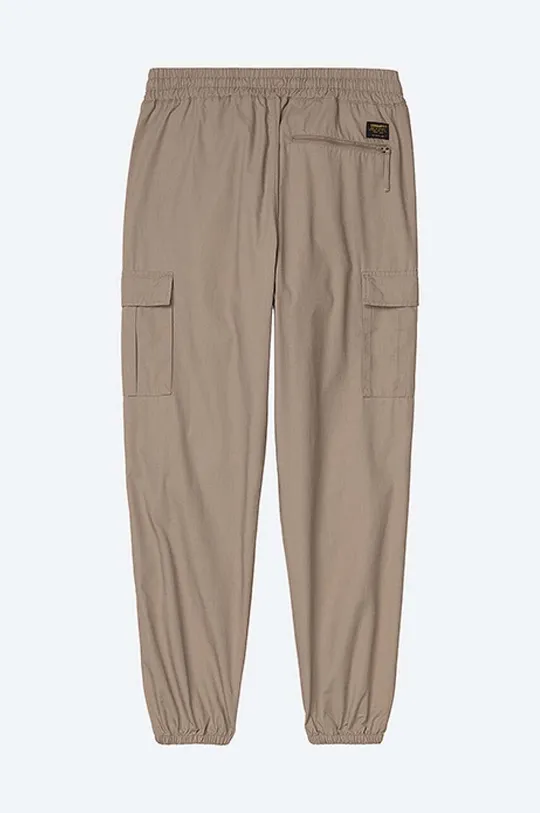 brązowy Carhartt WIP spodnie bawełniane Cargo Jogger