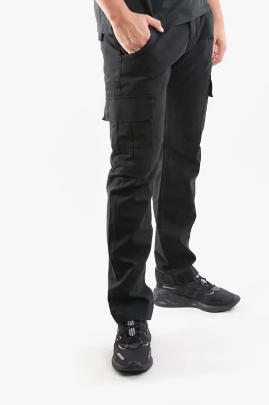 Alpha Industries spodnie bawełniane Agent Pant czarny