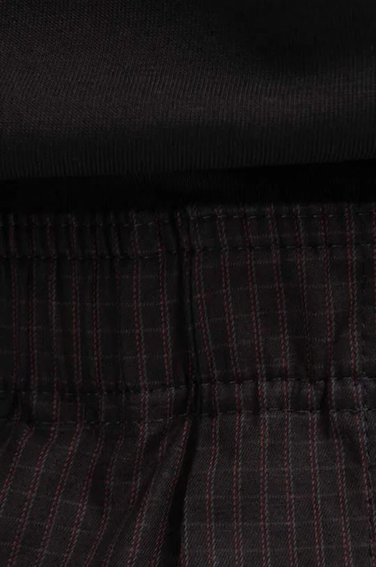 Wood Wood spodnie bawełniane Stanley Crispy Check Trousers Męski