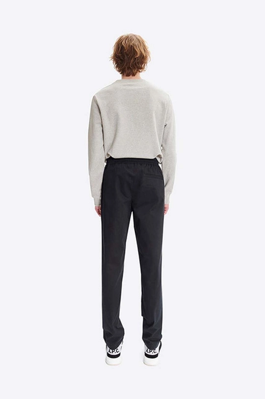 nero A.P.C. pantaloni in cotone