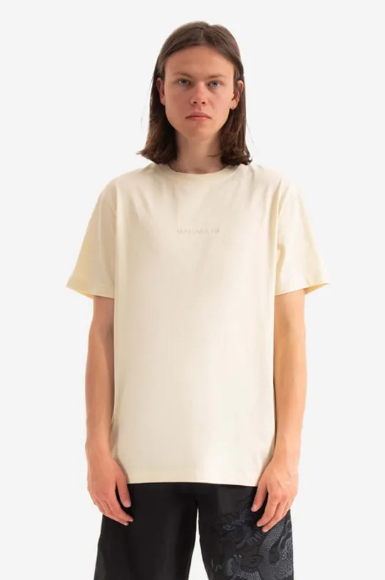 beige Maharishi t-shirt in cotone Uomo