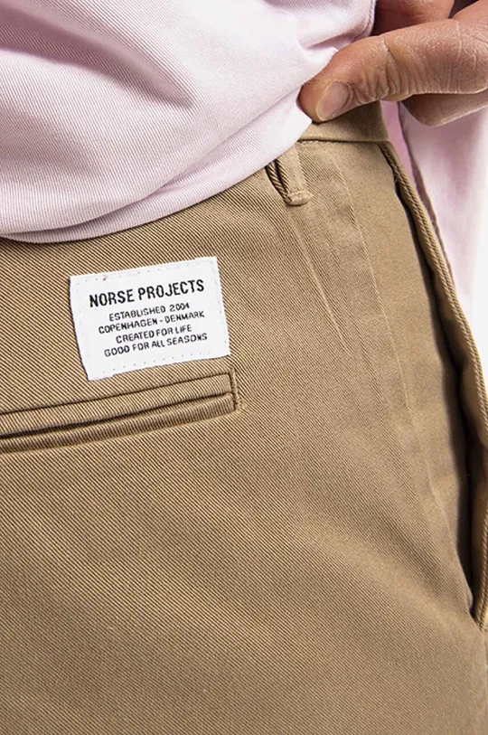 hnedá Nohavice Norse Projects Aros Slim Light Stretch N25-0367 0966