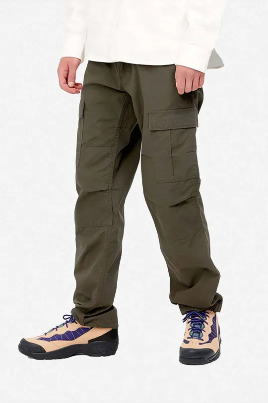 Carhartt WIP cotton trousers Aviation