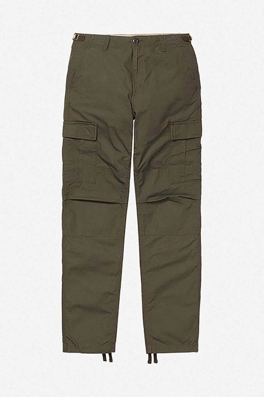 green Carhartt WIP cotton trousers Aviation