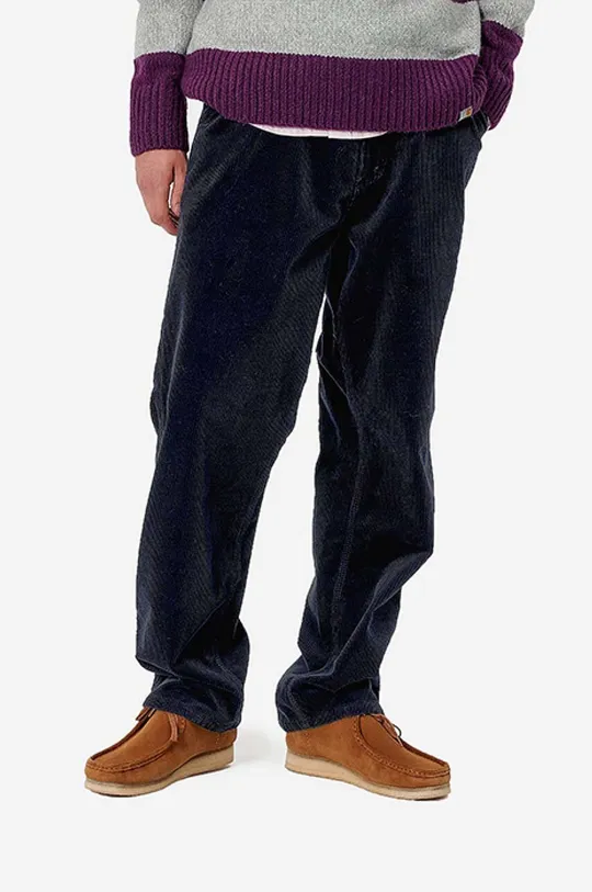 mornarsko plava Pamučne hlače Carhartt WIP Muški