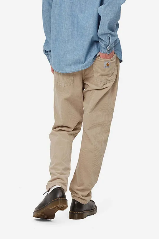 Carhartt WIP cotton trousers beige