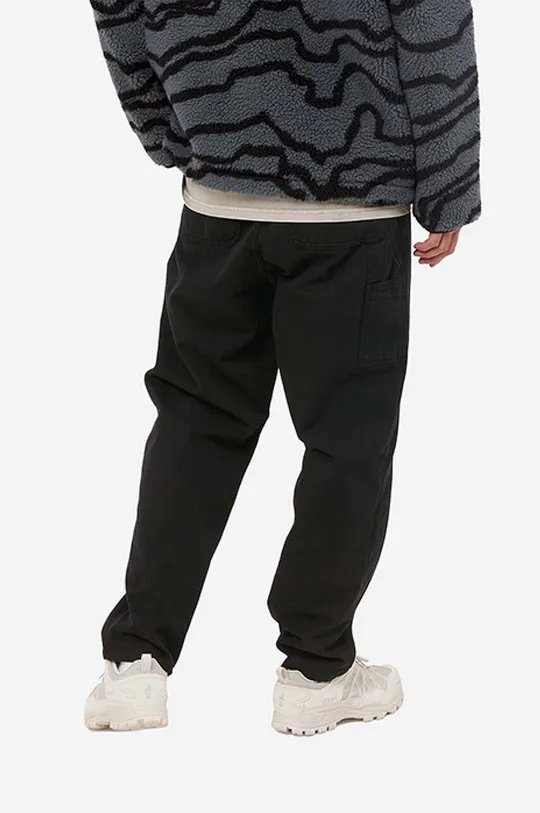 Бавовняні штани Carhartt WIP Flint Pant чорний
