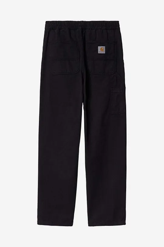 black Carhartt WIP cotton trousers Flint Pant