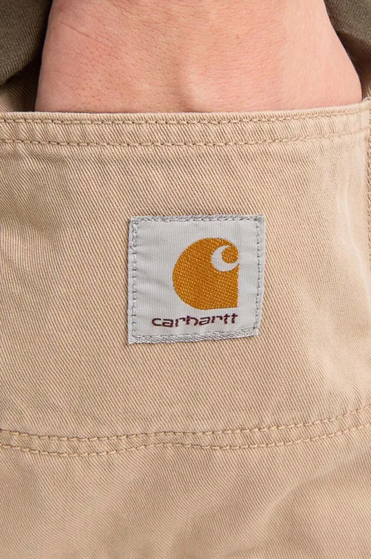 коричневый Хлопковые брюки Carhartt WIP Flint Pant