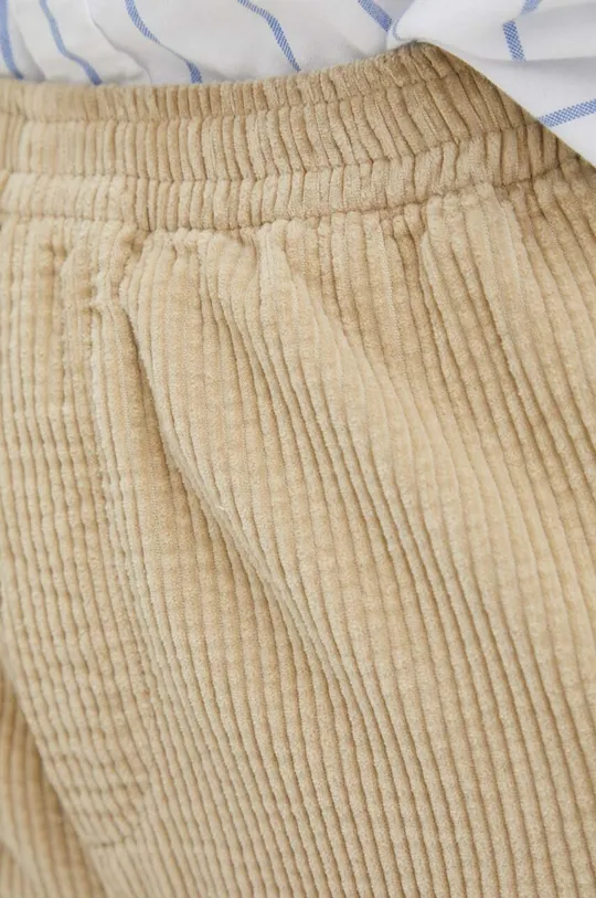 beżowy American Vintage spodnie bawełniane