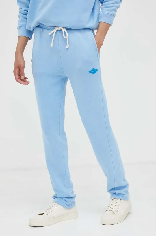 niebieski American Vintage spodnie dresowe Męski