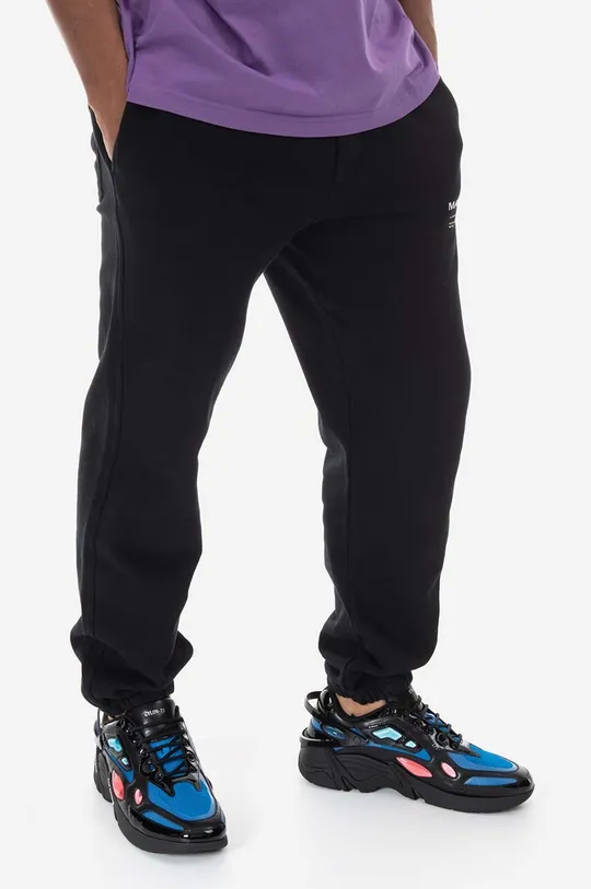 Памучен спортен панталон Maharishi Miltype Sweatpants 9916 BLACK