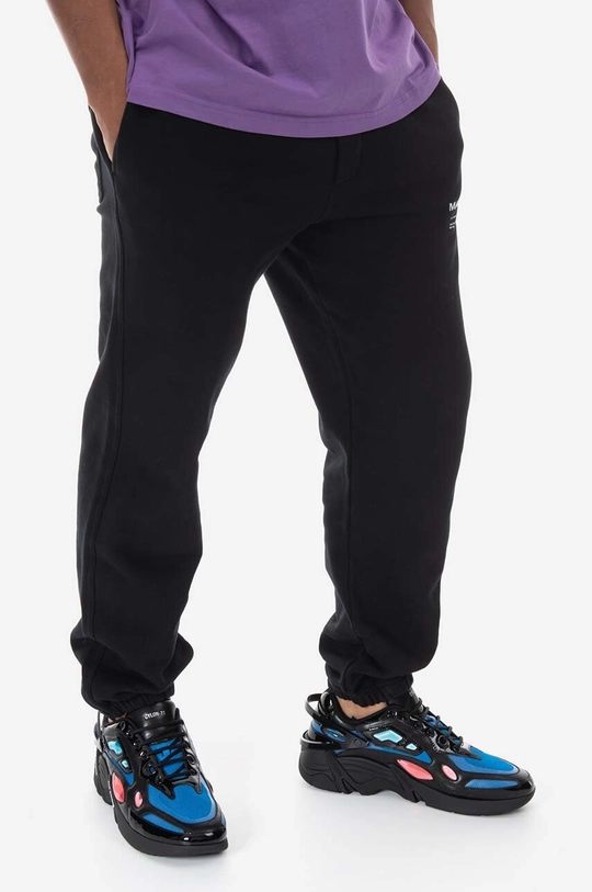 Bavlnené tepláky Maharishi Miltype Sweatpants 9916 BLACK