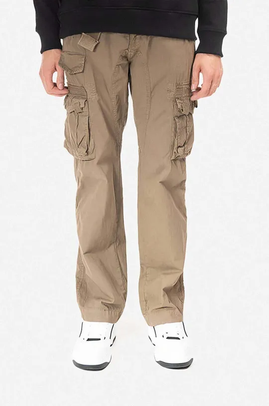 white Alpha Industries cotton trousers Devision Men’s