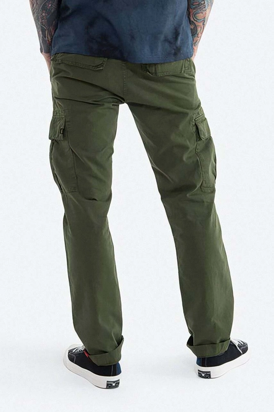 Alpha Industries cotton trousers Agent Pant green