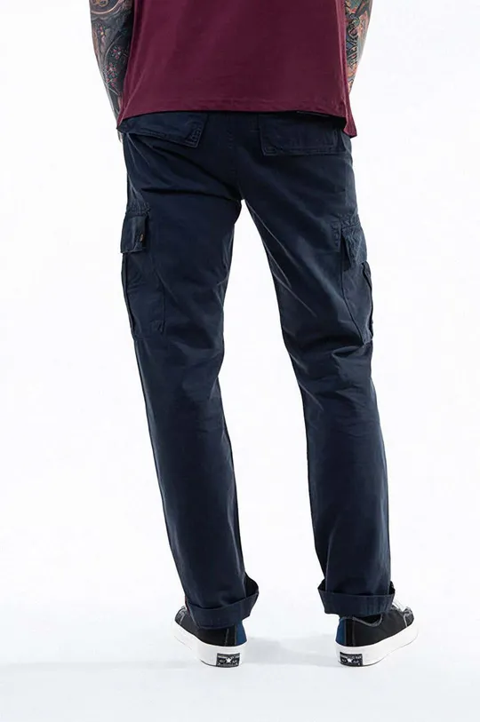 Alpha Industries cotton trousers Agent navy