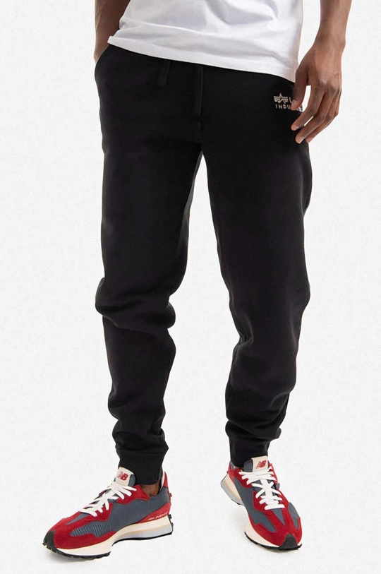 black Alpha Industries cotton joggers Men’s