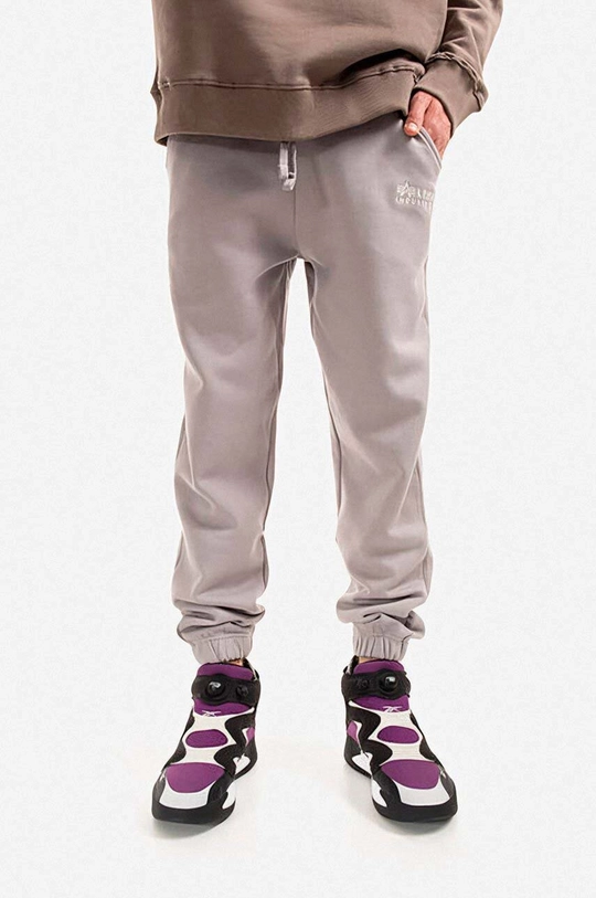 gray Alpha Industries cotton joggers Men’s