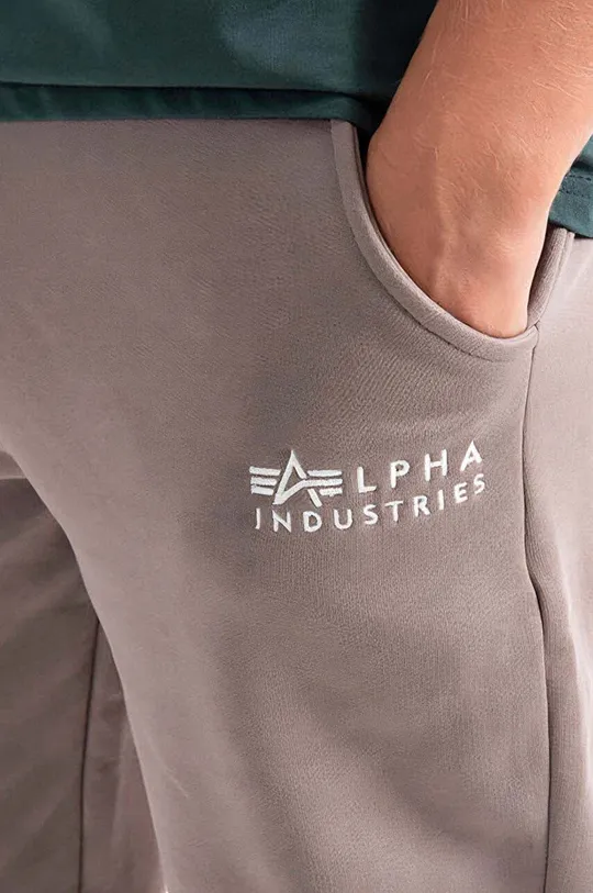 smeđa Pamučni donji dio trenirke Alpha Industries