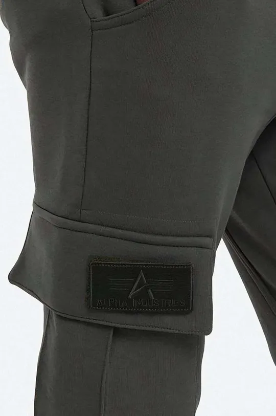 zielony Alpha Industries spodnie dresowe Terry