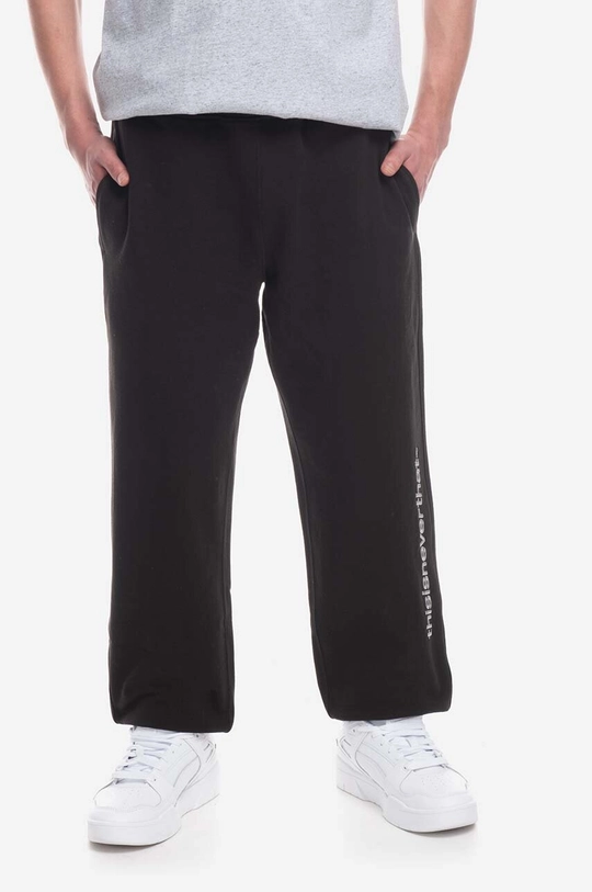 thisisneverthat pantaloni de trening din bumbac  100% Bumbac