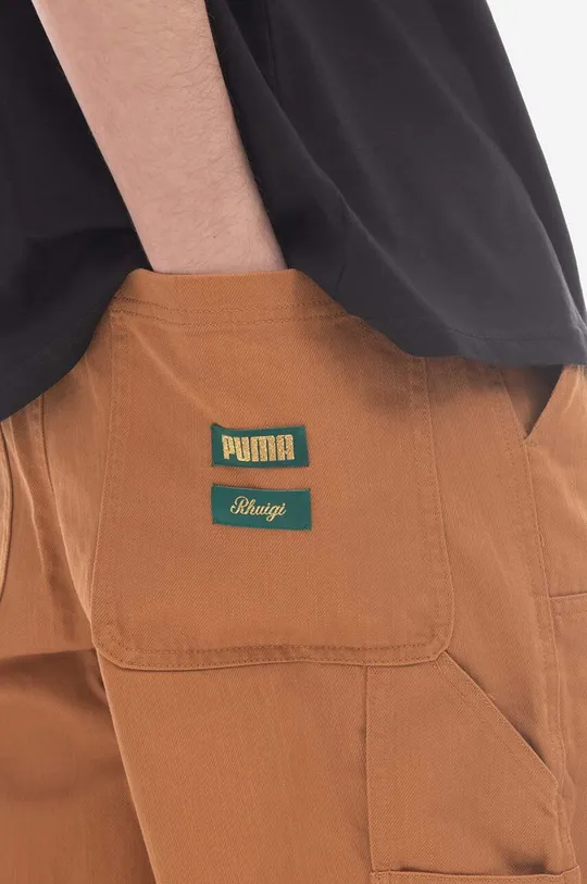 Памучен панталон Puma x RHUIGI Double Knee