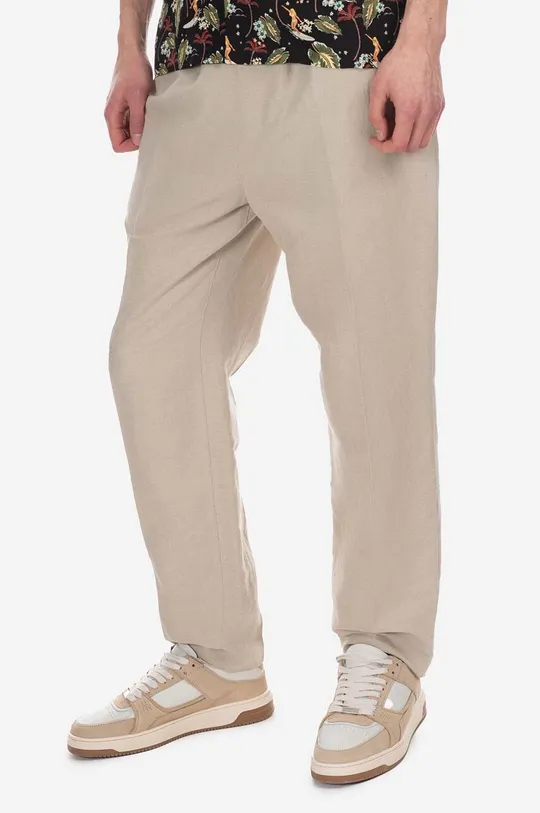 A.P.C. linen trousers Pantalon Pieter 58% Flax, 42% Cotton
