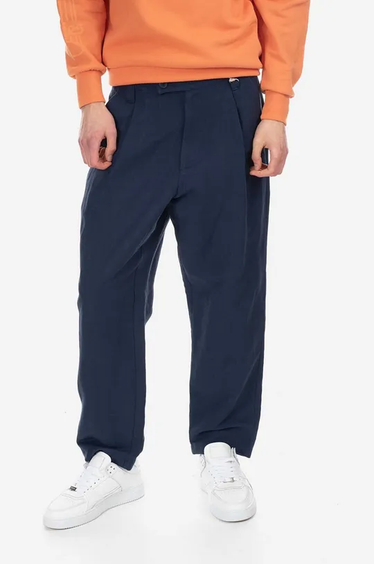 navy A.P.C. linen trousers Men’s