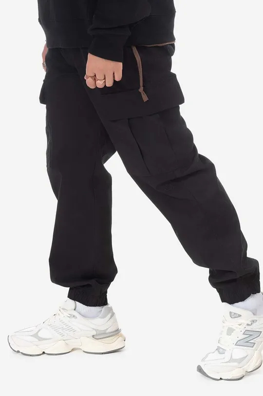 Памучен панталон Billionaire Boys Club Overdyed Cargo Pants B23109 BLACK