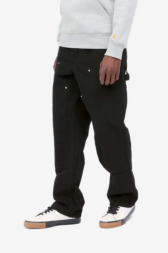 чёрный Хлопковые брюки Carhartt WIP Double Knee Pant