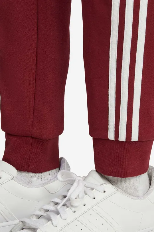 adidas Originals pantaloni de trening CLASSICS 3-STRIPES PANTS burgundia