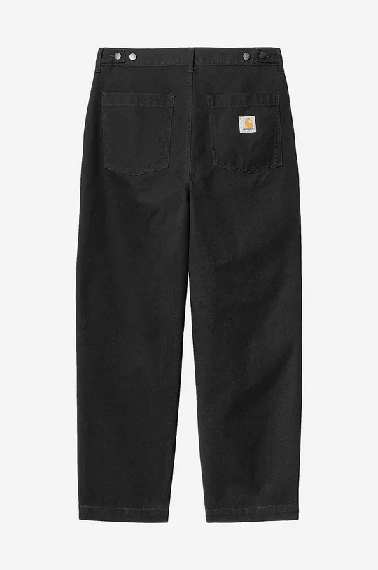 czarny Carhartt WIP spodnie bawełniane