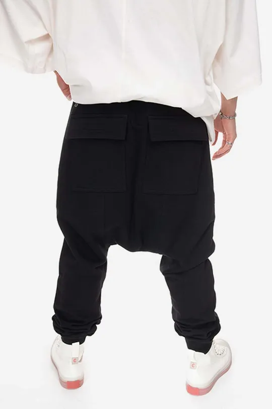 Памучен спортен панталон Champion Prisoner Drawstring CM02C9245 BLACK черен