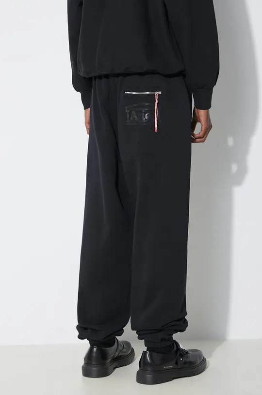 czarny Aries spodnie dresowe bawełniane Premium Temple Sweatpant Męski