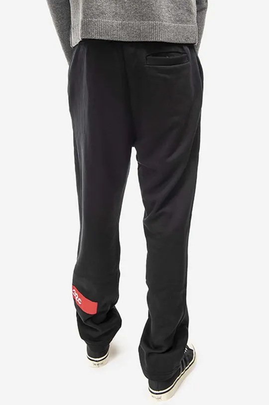 negru 032C pantaloni de trening Taped Soft Jogger