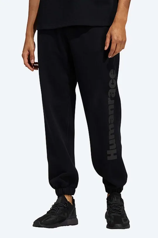 black adidas Originals cotton joggers x Pharrell Williams Unisex