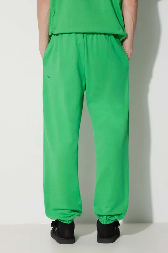 Pangaia spodnie dresowe bawełniane zielony