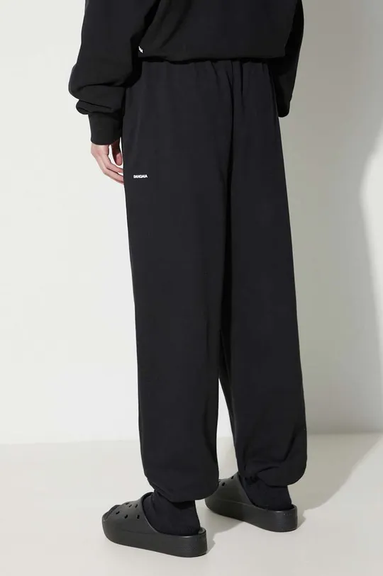 Pangaia spodnie dresowe bawełniane czarny