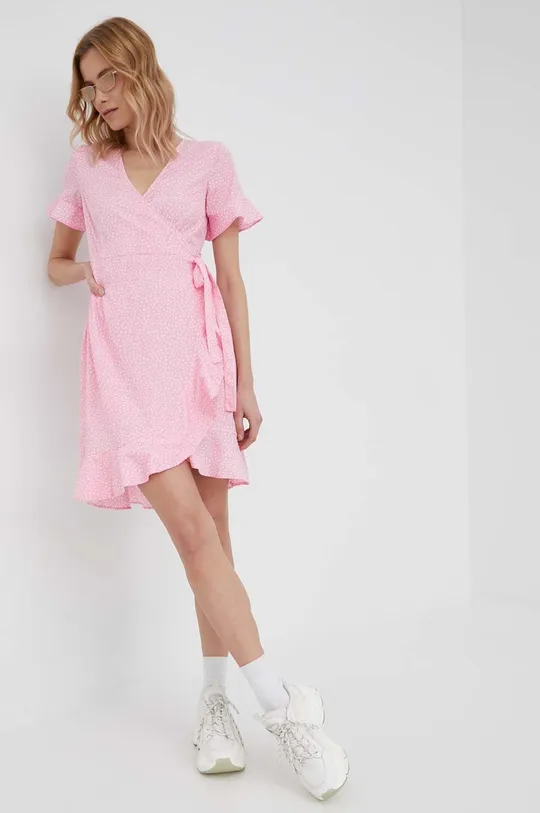 ροζ Φόρεμα Vero Moda Γυναικεία