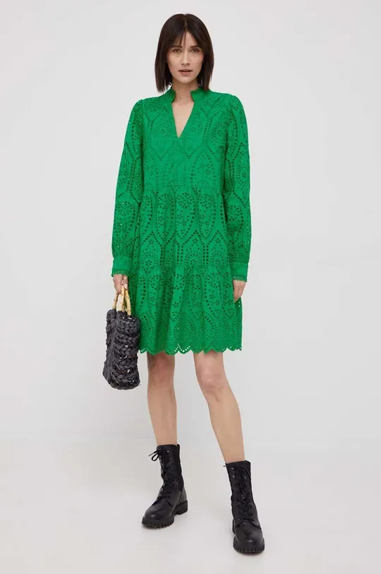 πράσινο Βαμβακερό φόρεμα Y.A.S Γυναικεία